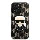 Karl Lagerfeld iPhone 13 Pro / 13 hardcase sort Monogram Ikonik Patch