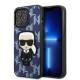 Karl Lagerfeld iPhone 13 Pro / 13 hardcase blå Monogram Ikonik Patch