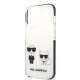 Karl Lagerfeld iPhone 13 Pro Max hardcase hvid/hvid Karl&Choupette