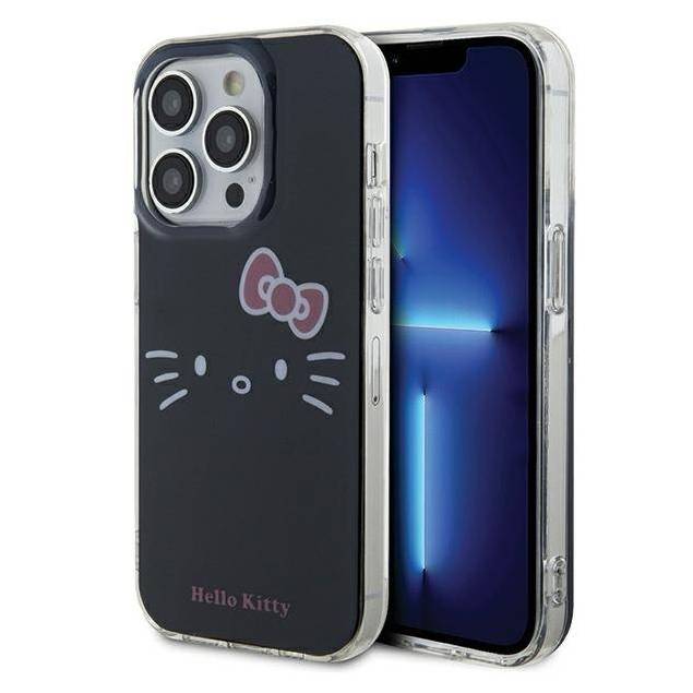 Hello Kitty IML Kitty Face cover til iPhone 13 Pro Max - sort