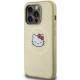 Hello Kitty læder Kitty Head MagSafe cover til iPhone 13 Pro Max - guld