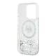 Karl Lagerfeld Liquid Glitter Choupette Head MagSafe cover til iPhone 13 Pro Max - transparent