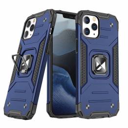 Wozinsky Ring Armor Case Kickstand Robust Cover til iPhone 13 Pro blå