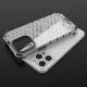 Honeycomb cover med TPU-bumper til iPhone 13 Pro gennemsigtig