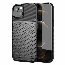 Thunder Case Fleksibel Tough Rugged TPU Cover til iPhone 13 mini sort