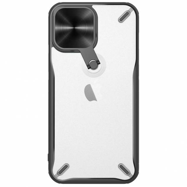 Nillkin Cyclops Cover holdbar cover med kamera-cover og foldbart stativ iPhone 13 Pro sort