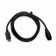 USB-C oplader kabel til Garmin Fenix, Instinct, Forerunner m.fl. - 1m