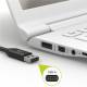 GooBay USB-C til USB 2.0 kabel - 2 meter - Hvid