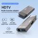 USB-C til HDMI 4K adapter med 100W PD USB-C og mini jack til Mac og iPhone