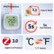 Sonoff Zigbee LCD IP65 vandtæt temperatur og fugtsensor (SNZB-02WD)