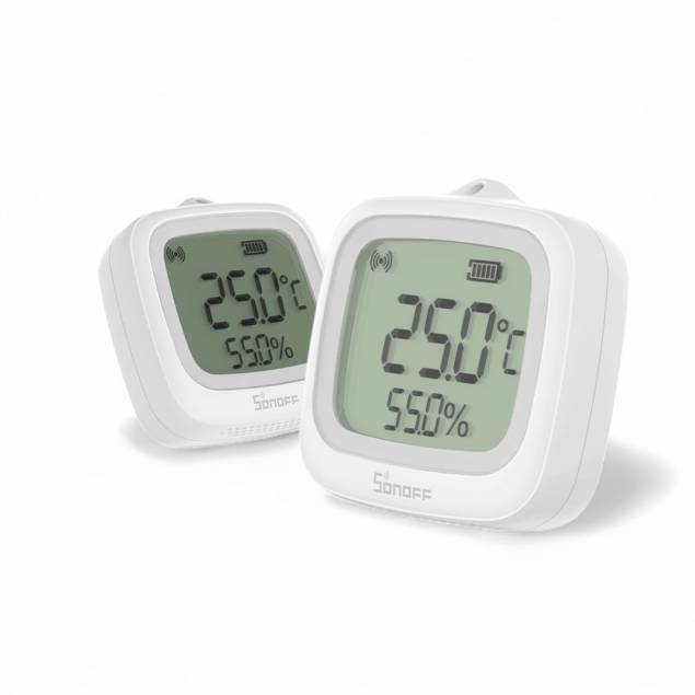 Sonoff Zigbee LCD IP65 vandtæt temperatur og fugtsensor (SNZB-02WD) Sonoff Zigbee LCD IP65 vandtæt temperatur og fugtsensor (SNZB-02WD)