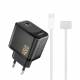 Dudao 45W GaN USB-C oplader - sort