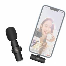  Trådløs Mikrofon Clip on til iPhone & iPad med Lightning