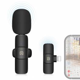 Trådløs Mikrofon Clip on til iPhone & iPad med Lightning