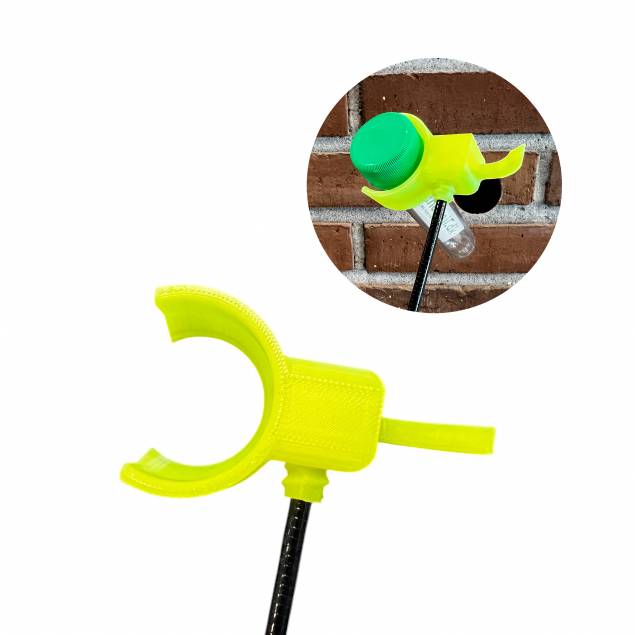 Vinklet dual petling ring og krog værktøj til geocaching ekstraktor - 3D printet Vinklet dual petling ring og krog værktøj til geocaching ekstraktor - 3D printet