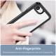 iPhone 16e cover - Gennemsigtigt med sort ramme