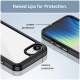 iPhone 16e cover - Gennemsigtigt med sort ramme