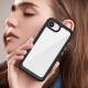 iPhone 16e cover - Gennemsigtigt med sort ramme