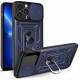 Hybrid Armor Camshield cover til iPhone 13 Pro - Blå
