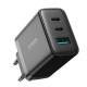 Joyroom 3-port oplader med 2x USB-C og 1x USB-A - QC+PD - 32W