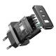 Joyroom 3-port oplader med 2x USB-C og 1x USB-A - QC+PD - 32W