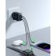 Joyroom 3-port oplader med 2x USB-C og 1x USB-A - QC+PD - 32W