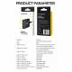Wozinsky 240W GaN oplader med USB-A / 3 x USB-C