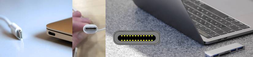 USB 3.1 type C (USB-C) stik og adaptere